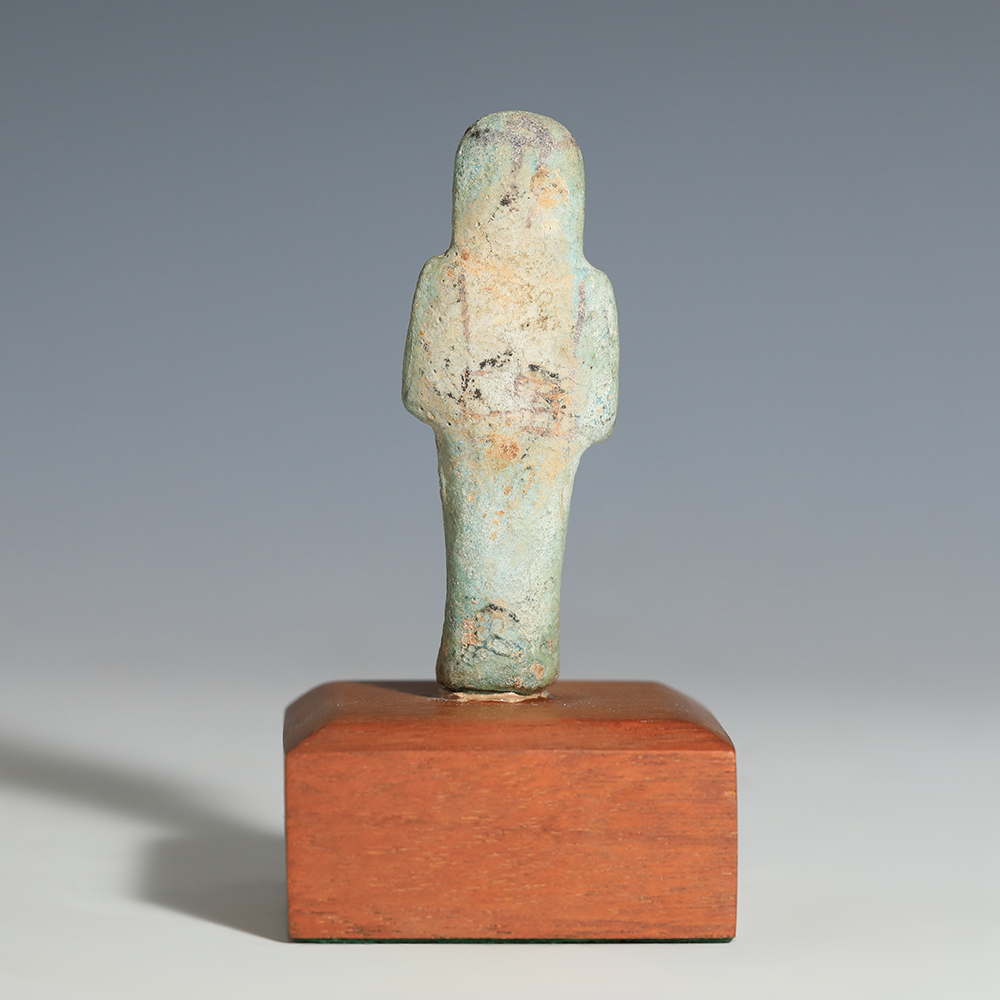 Egyptian, Third Intermediate Period, Faience Shabti to Wen-nefer Egyptian, Third Intermediate Period, Faience Shabti to Wen-nefer