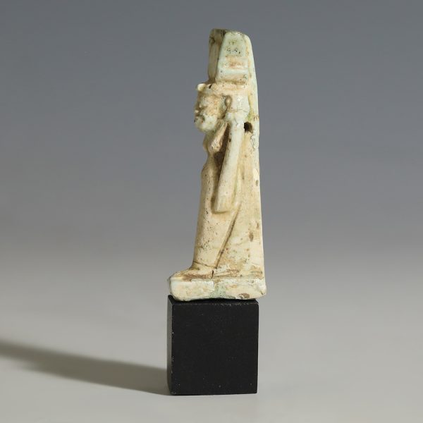 Egyptian Glazed Faience Isis Amulet