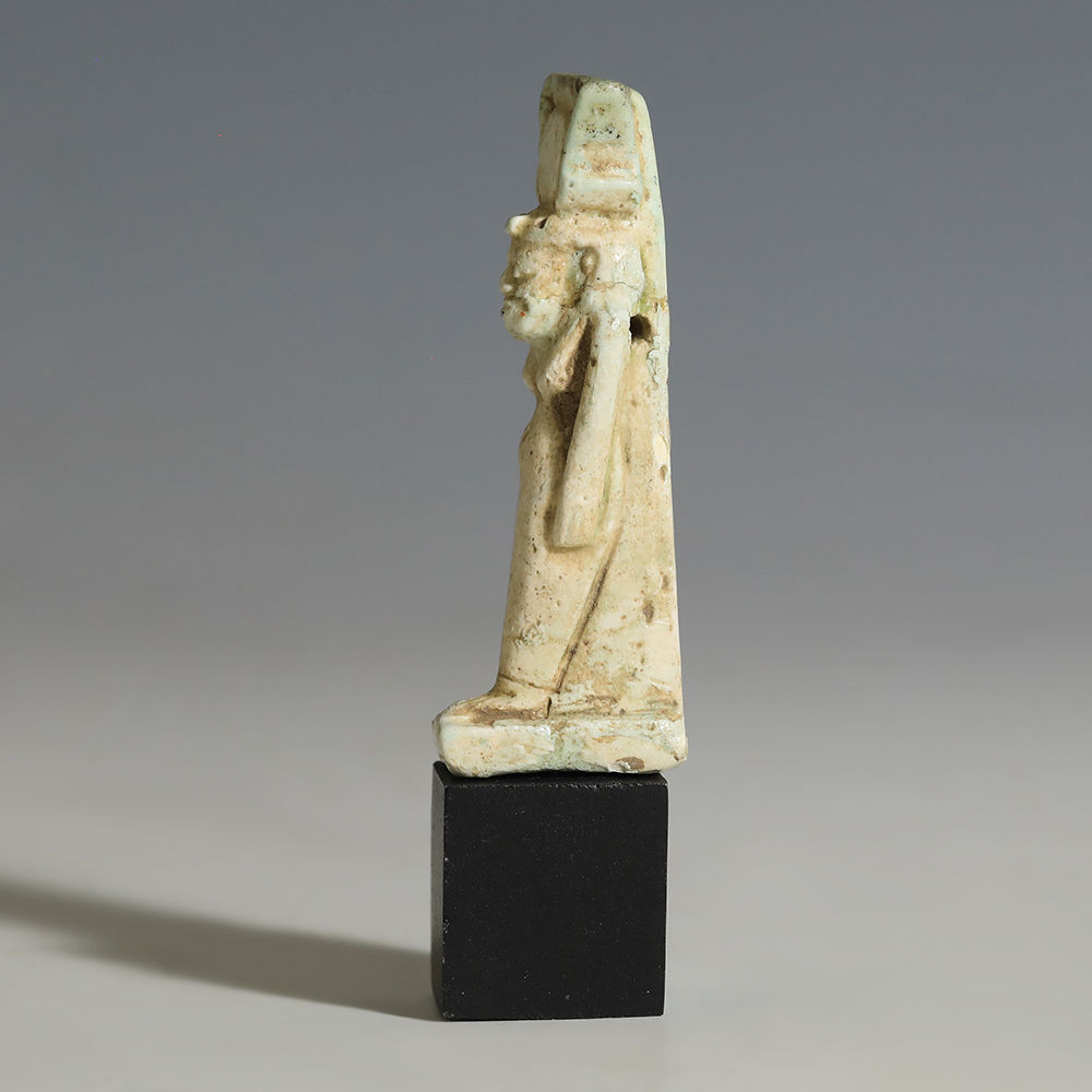 Egyptian Glazed Faience Isis Amulet Egyptian Glazed Faience Isis Amulet