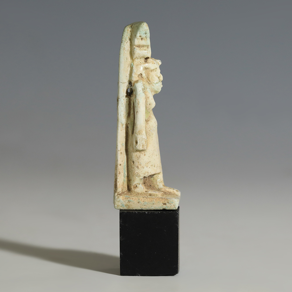 Egyptian Glazed Faience Isis Amulet Egyptian Glazed Faience Isis Amulet