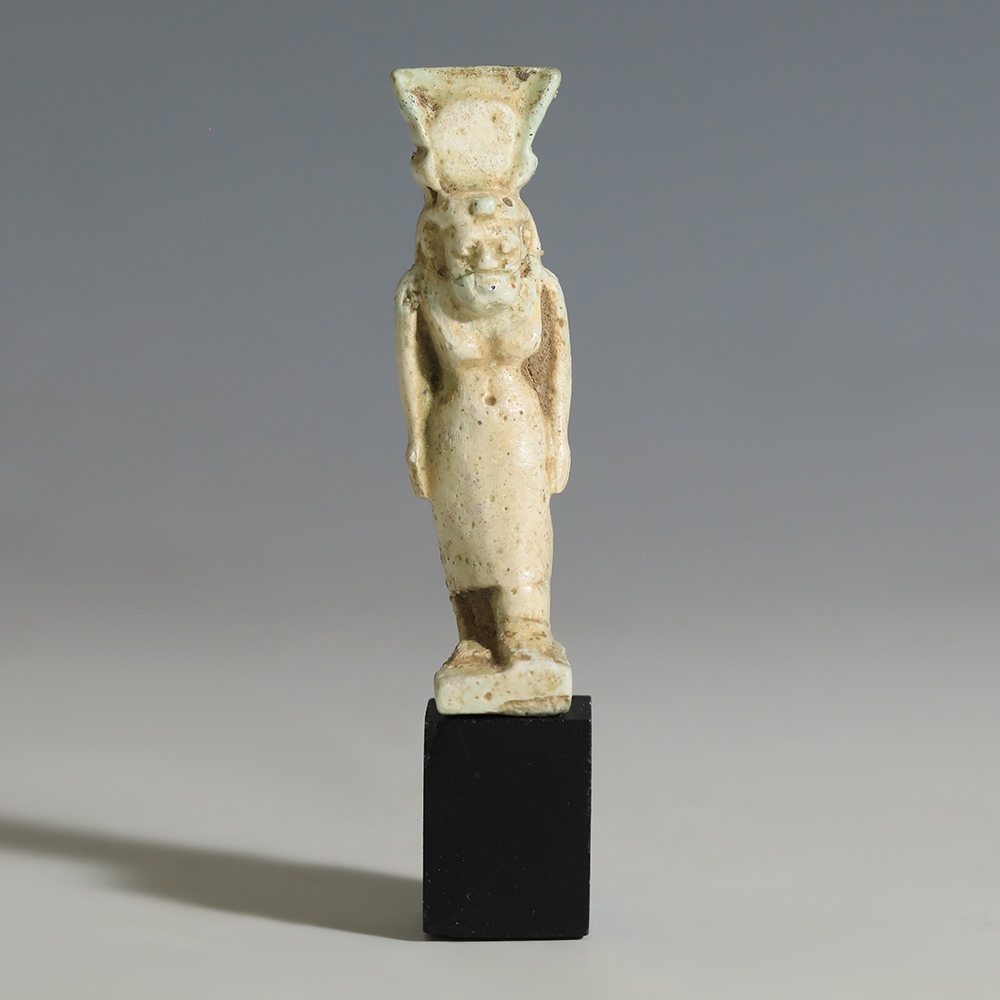Egyptian Glazed Faience Isis Amulet Egyptian Glazed Faience Isis Amulet