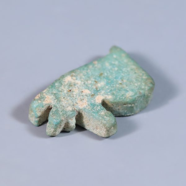 Egyptian Turquoise Faience Wedjat Amulet