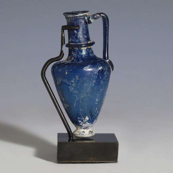 Roman Cobalt Blue Glass Jug