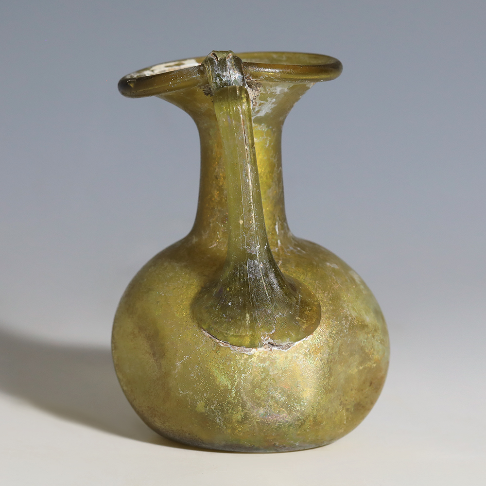 Roman Glass Dimpled Jug Roman Glass Dimpled Jug