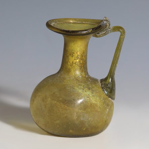 Roman Glass Dimpled Jug