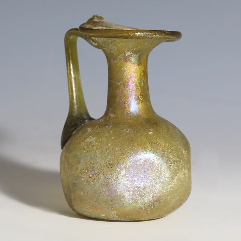 Roman Glass Dimpled Jug Roman Glass Dimpled Jug