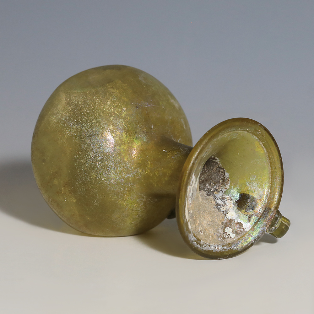 Roman Glass Dimpled Jug Roman Glass Dimpled Jug