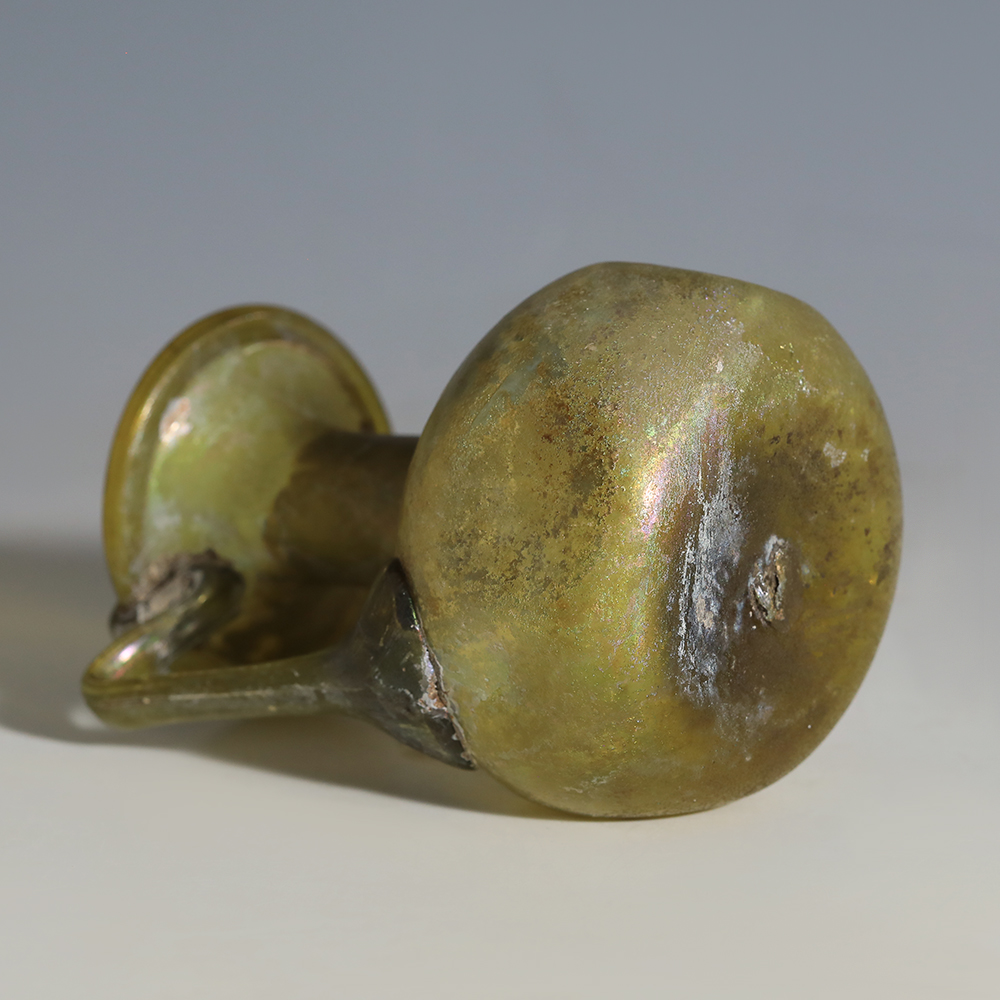 Roman Glass Dimpled Jug Roman Glass Dimpled Jug