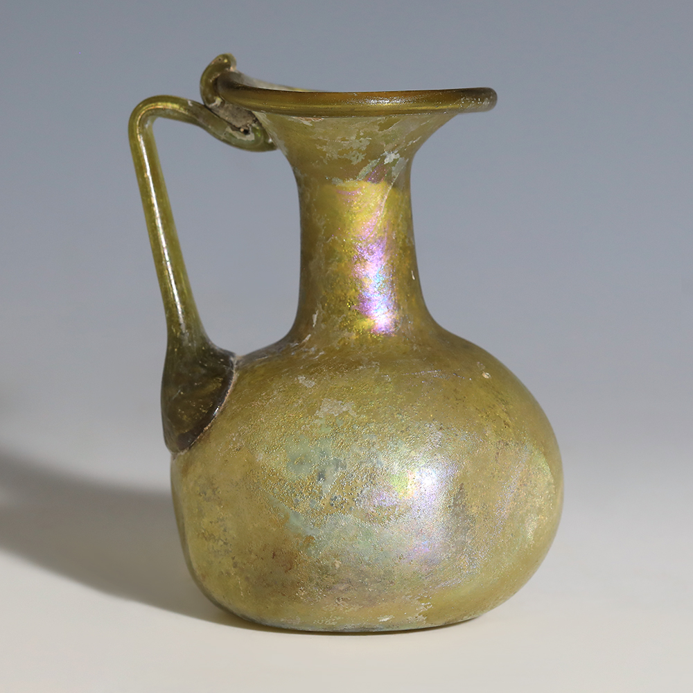 Roman Glass Dimpled Jug Roman Glass Dimpled Jug