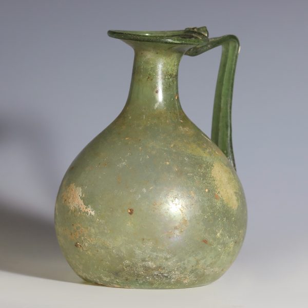 Roman Green Glass Jug