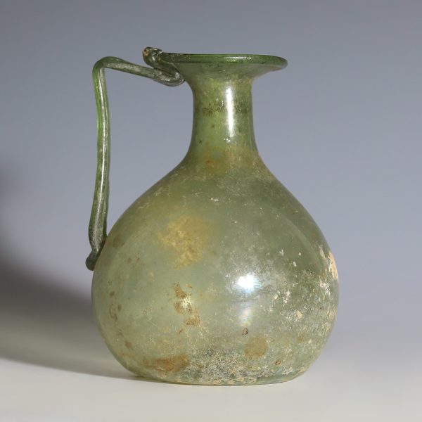 Roman Green Glass Jug