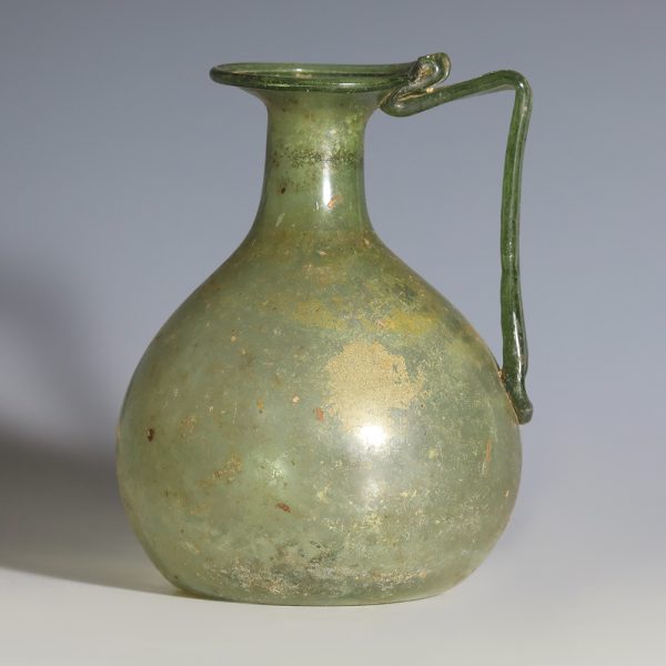 Roman Green Glass Jug