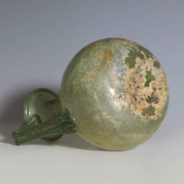 Roman Green Glass Jug