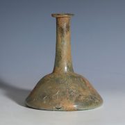 Roman Green Candlestick Unguentarium