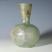 Roman Green Glass Flask