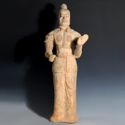 Chinese Tang Dynasty Terracotta Guardian