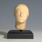 Hellenistic Marble Male Head of a Ruler