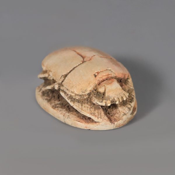 Egyptian Steatite Scarab with Uraeus