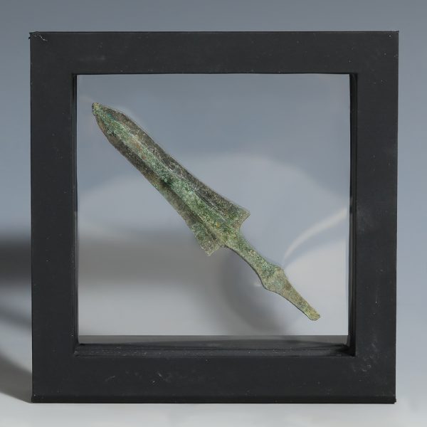 Framed Luristan Bronze Arrowhead