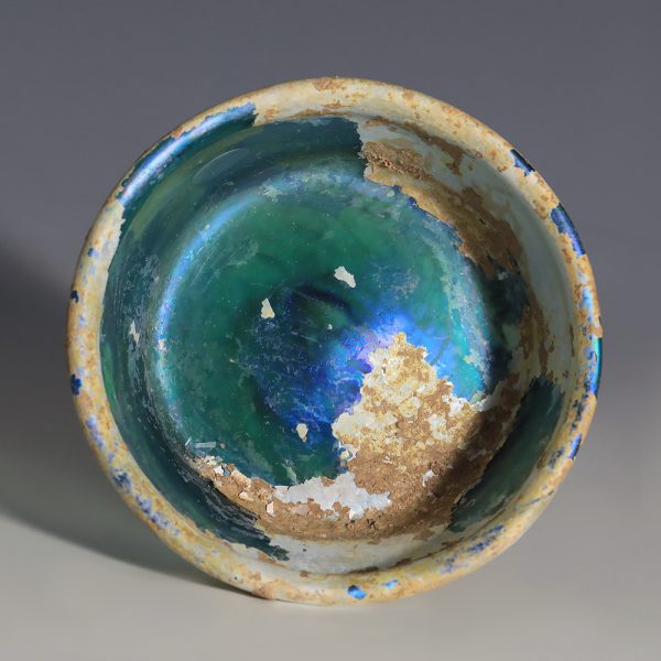 Roman Blue Glass Bowl