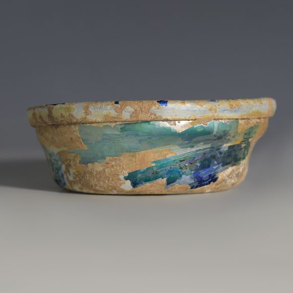 Roman Blue Glass Bowl