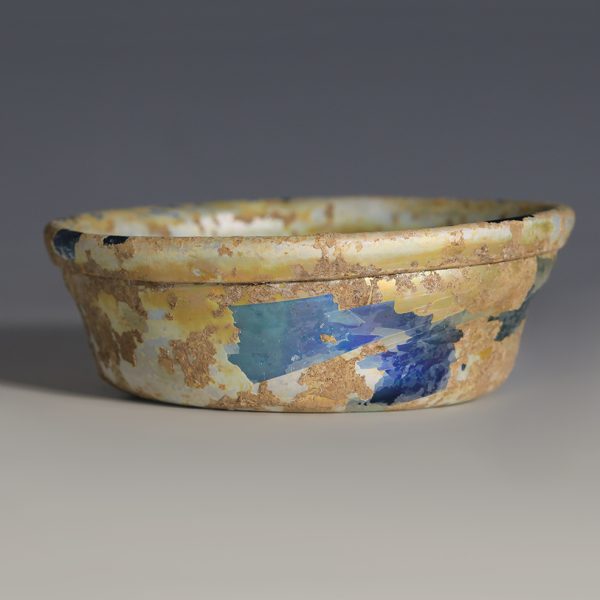 Roman Blue Glass Bowl