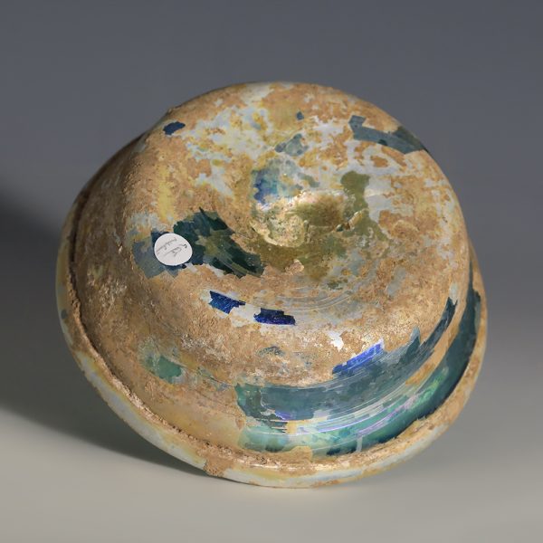 Roman Blue Glass Bowl
