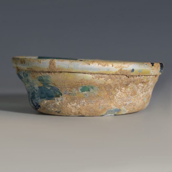Roman Blue Glass Bowl