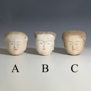 Selection of Chinese Han Dynasty Terracotta Court Attendant Heads