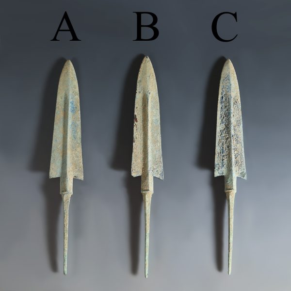 Selection of Luristan Bronze Arrowheads