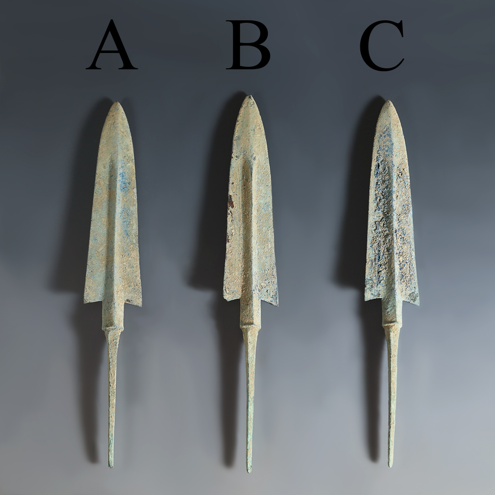 Selection of Luristan Bronze Arrowheads Selection of Luristan Bronze Arrowheads