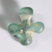 Late Roman-Early Byzantine Glass Cross Pendant