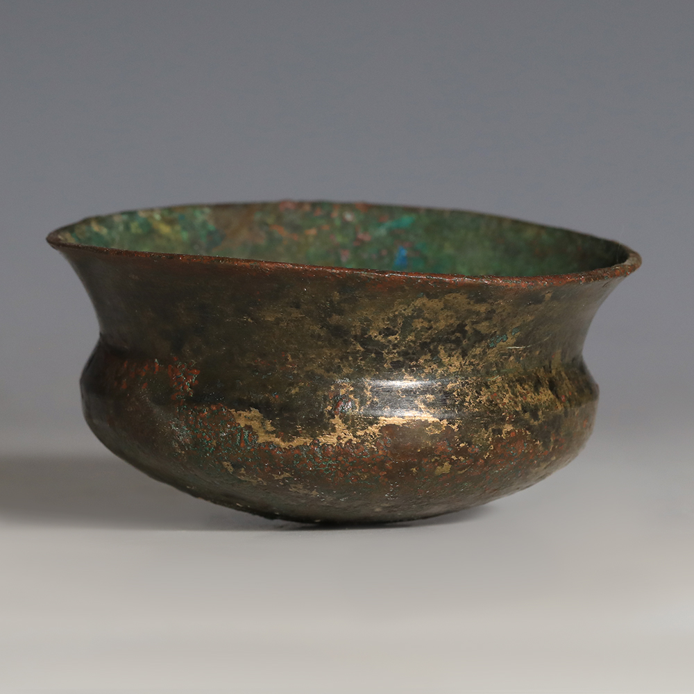 Luristan Bronze Carinated Bowl Luristan Bronze Carinated Bowl