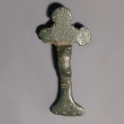 Anglo-Saxon Bronze Small-Long trefoil Brooch