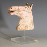 Chinese Han Dynasty Greyware Horse Head