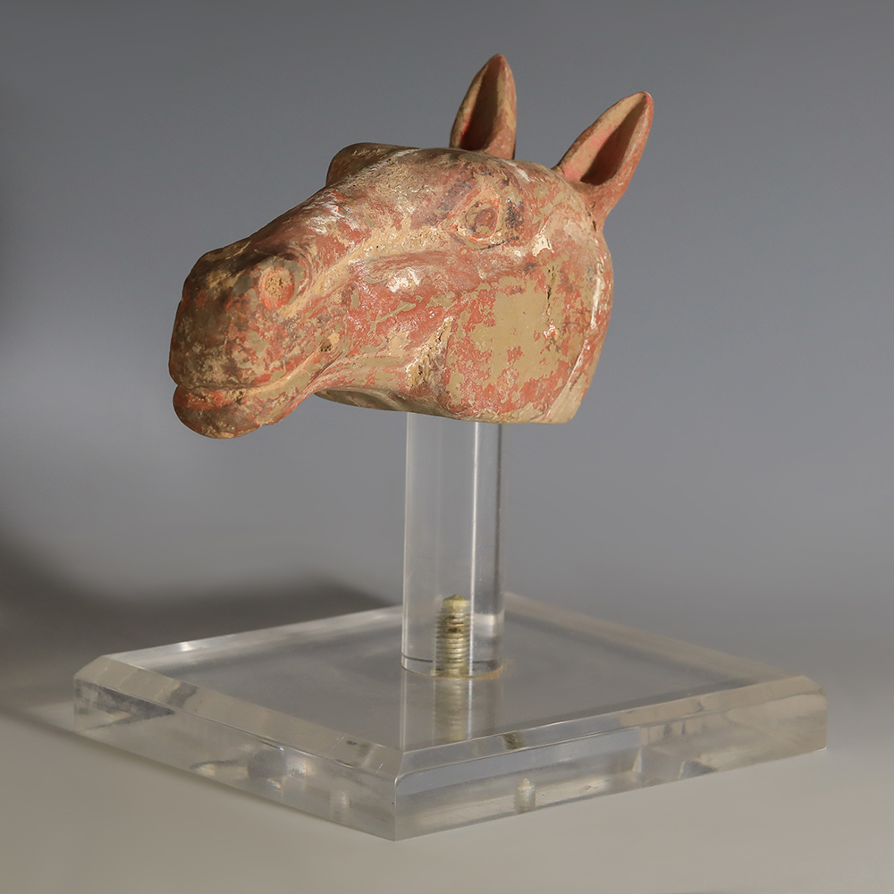 Chinese Han Dynasty Terracotta Horse Head Chinese Han Dynasty Terracotta Horse Head