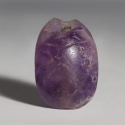 Egyptian Amethyst Scarab Amulet
