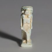 Egyptian Faience Amulet of Khnum