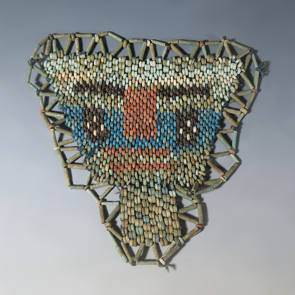 Ancient Egyptian Faience Mummy Mask Ancient Egyptian Faience Mummy Mask