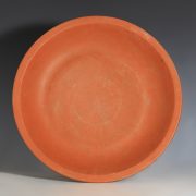 Large Roman Redware Bowl with Concentric Circles