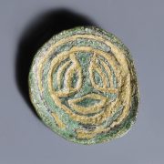 Anglo-Saxon Bronze Button Brooch