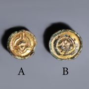 Selection of Anglo-Saxon Gilt Bronze Button Brooches