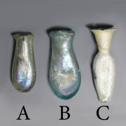 Selection of Miniature Roman Glass Flasks