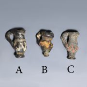 Selection of Roman Glass Juglet Pendants