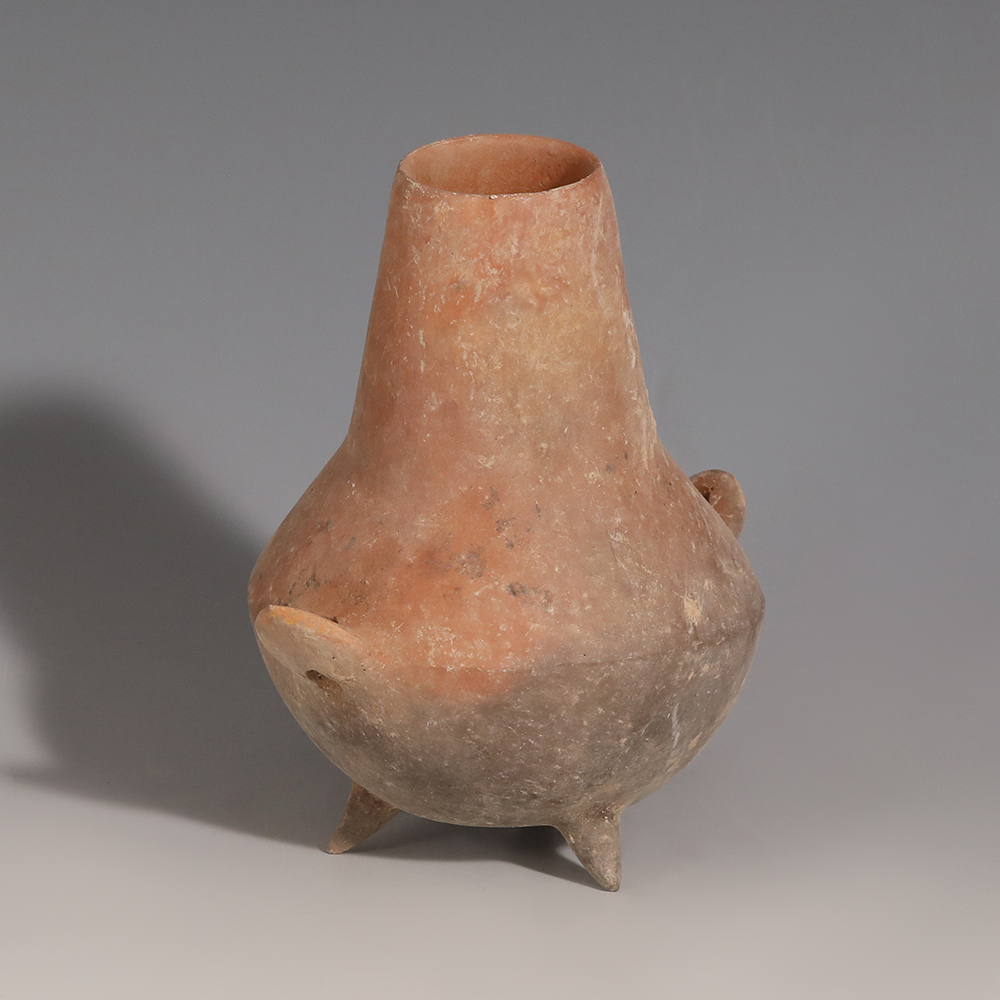 Amlash Terracotta Beaker with Lug Handles Amlash Terracotta Beaker with Lug Handles