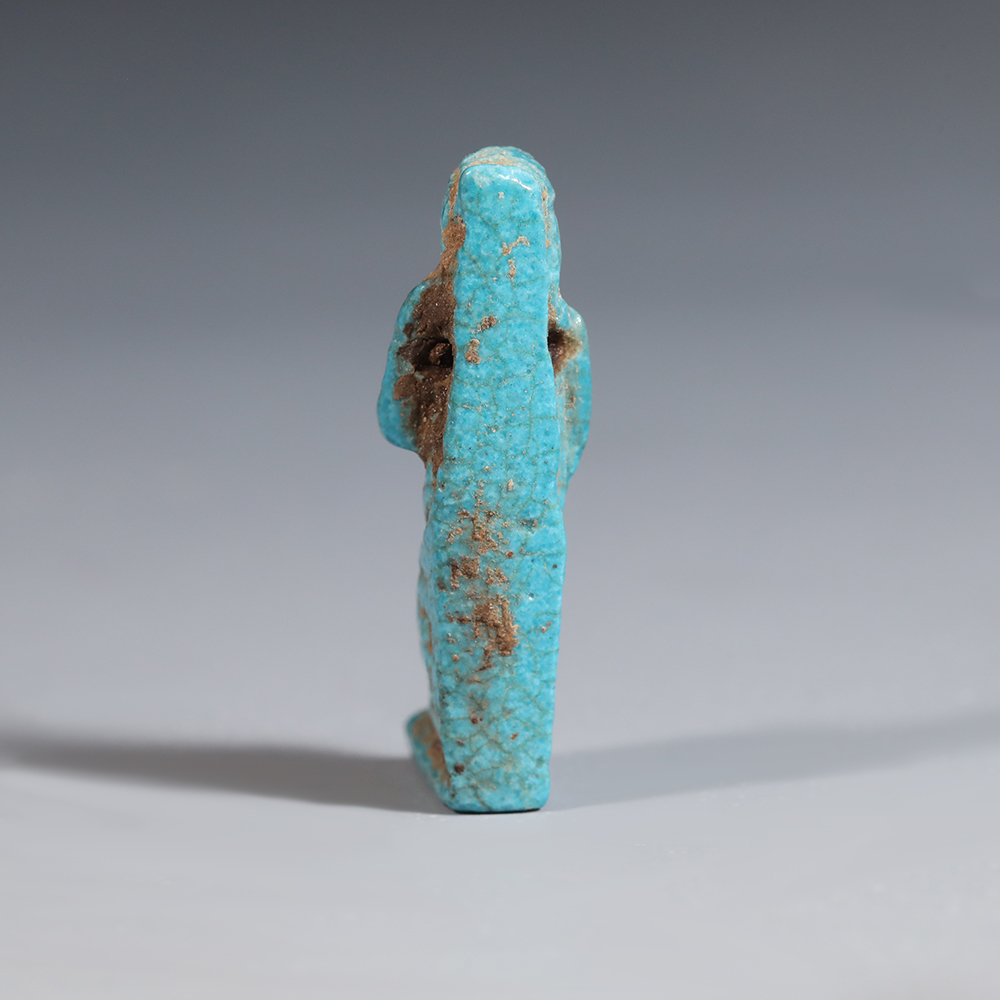 Ancient Egyptian Turquoise Faience Amulet of Isis & the Infant Horus Ancient Egyptian Turquoise Faience Amulet of Isis & the Infant Horus