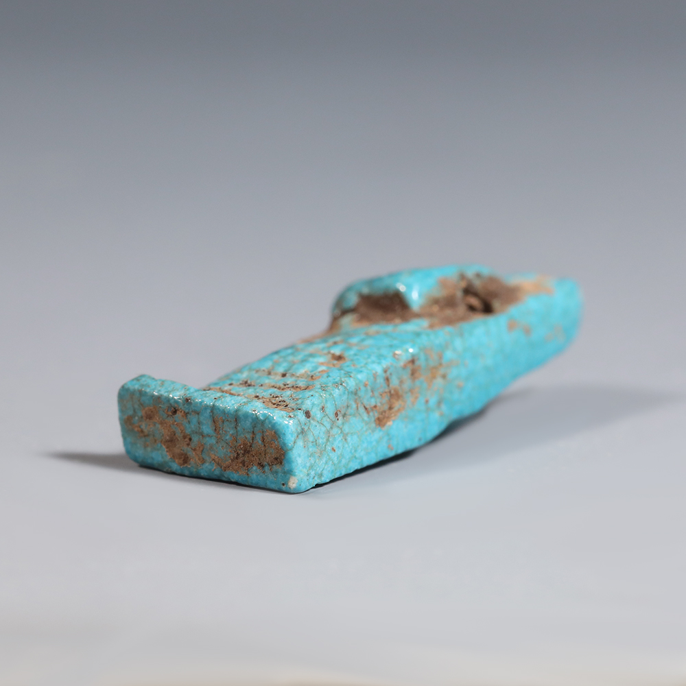 Ancient Egyptian Turquoise Faience Amulet of Isis & the Infant Horus Ancient Egyptian Turquoise Faience Amulet of Isis & the Infant Horus