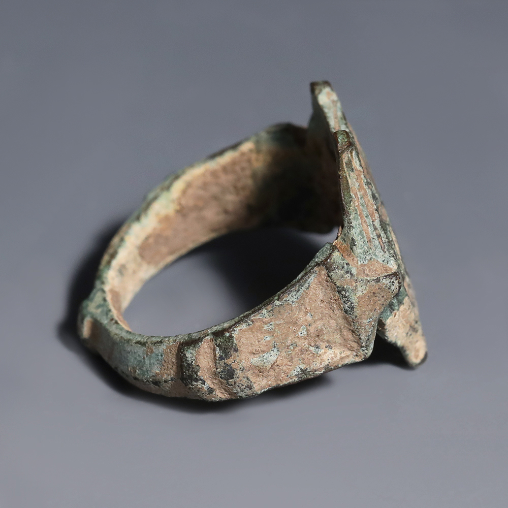 Bactrian Bronze Hexagonal Ring Bactrian Bronze Hexagonal Ring