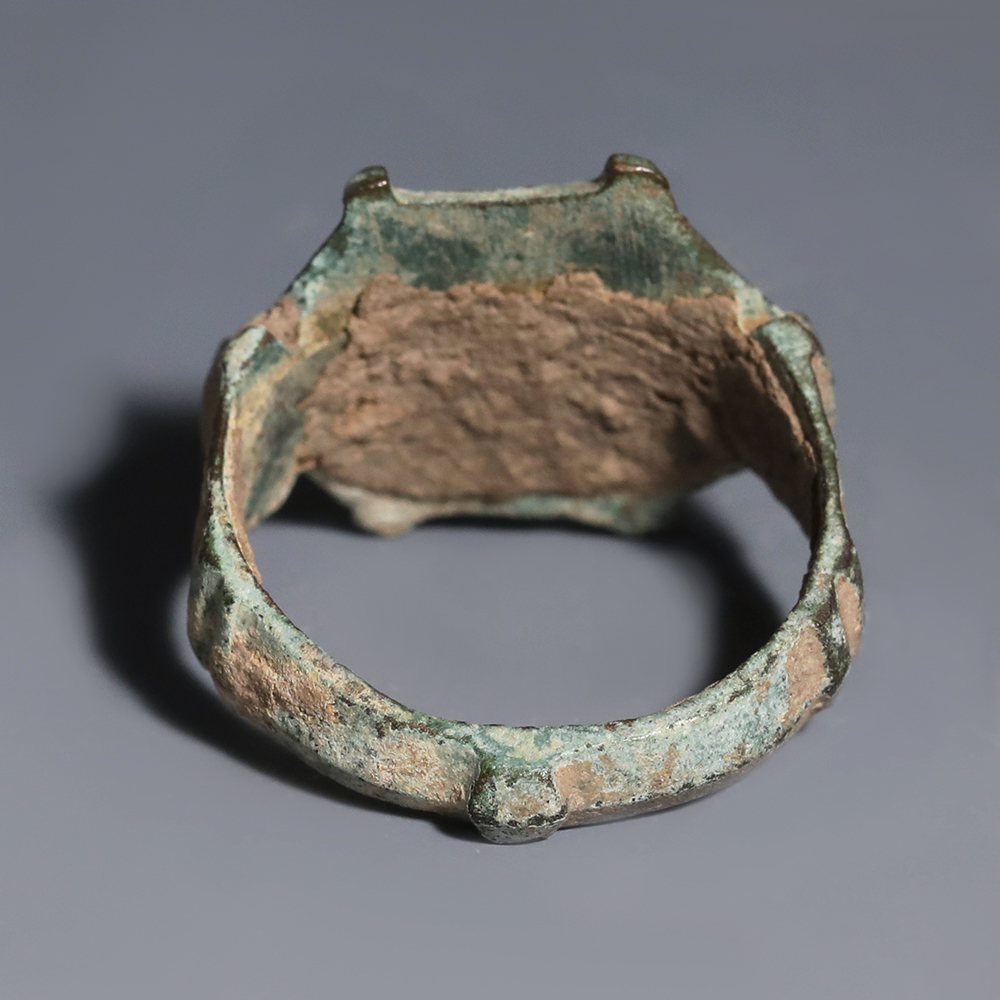 Bactrian Bronze Hexagonal Ring Bactrian Bronze Hexagonal Ring