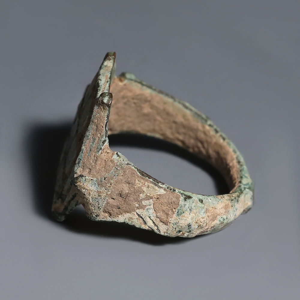 Bactrian Bronze Hexagonal Ring Bactrian Bronze Hexagonal Ring